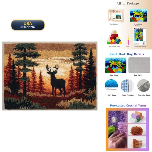 Latch hook rug - latch,