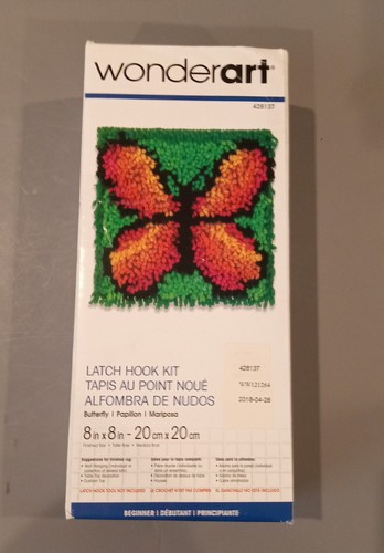Latch hook wonderart butterfly - latch,